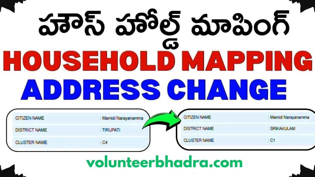 Change Household Mapping Address In AP
