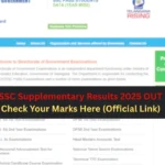 TS SSC Supplementary Results 2025
