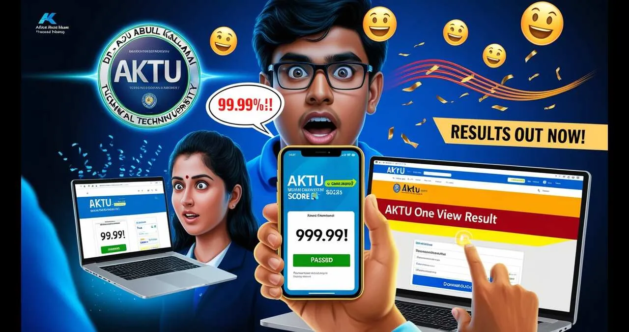 AKTU One View Result 2025 OUT Now